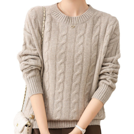 Cashmere Sweater Loose Oversized Knit Bottoming Shirt