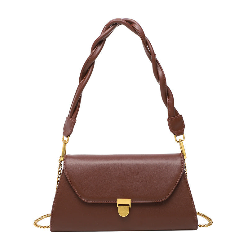 Female Baguette Bag Fashion Underarm Bag Chain Bag Shoulder Messenger Bag