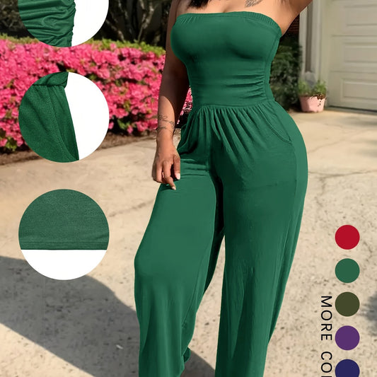 Strapless Without Belt Pockets One-piece Four Seasons Machine Washable