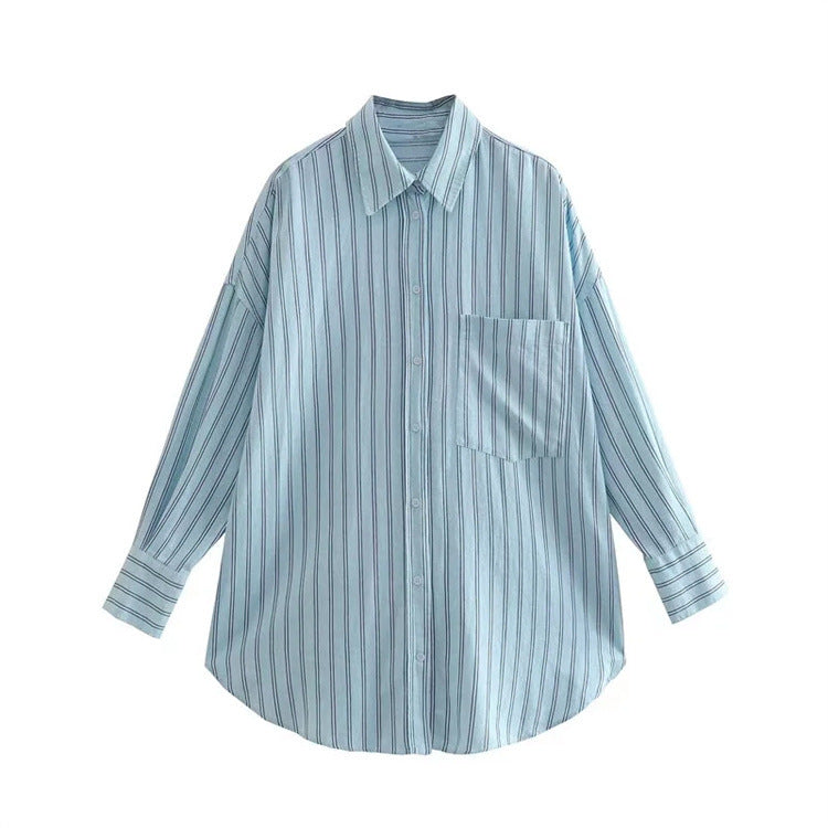 Women's Elegant Turtleneck Single Breasted Top