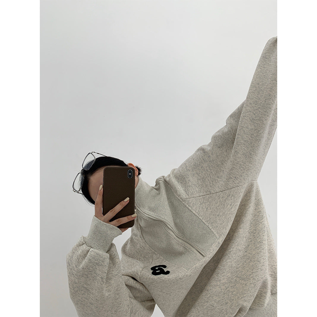 Retro Atmosphere Full Of American POLO Collar Top