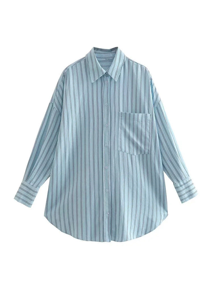 Women's Elegant Turtleneck Single Breasted Top