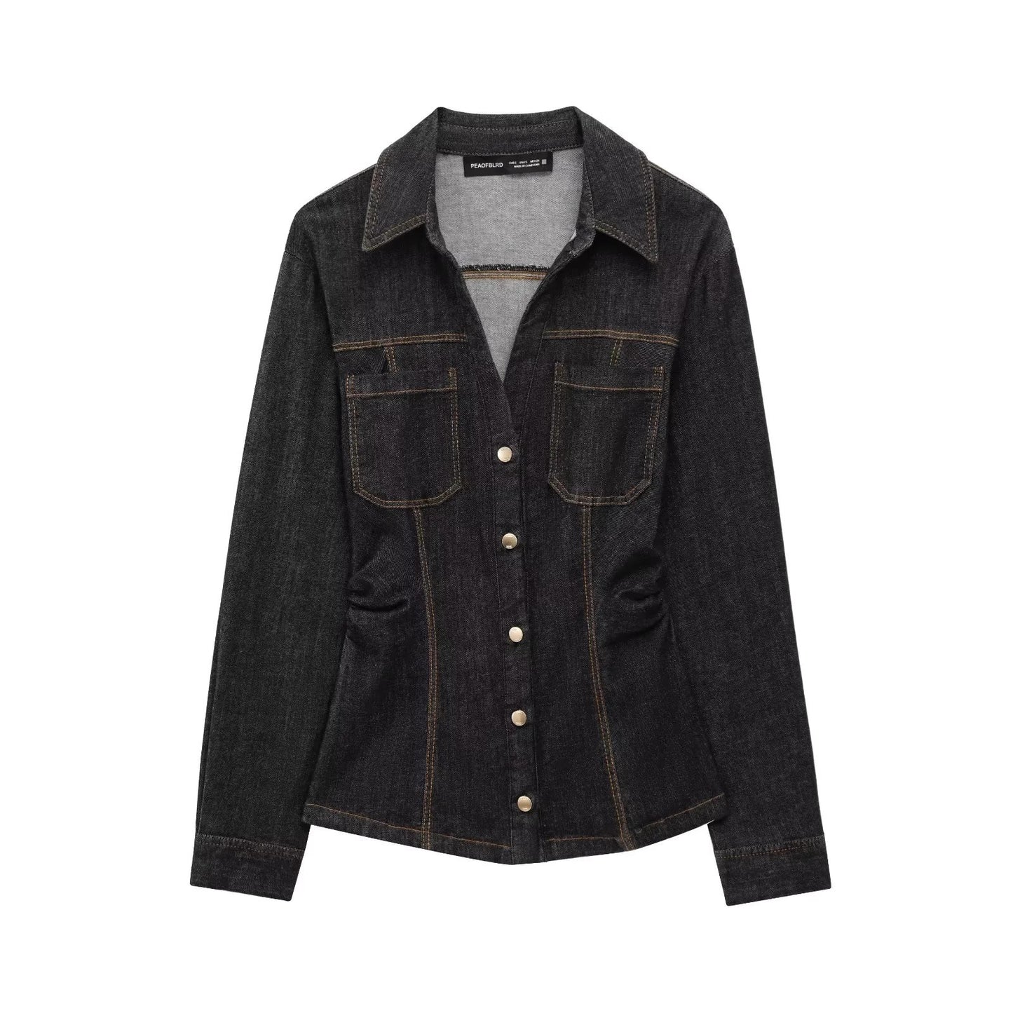 European And American Style Slim-fit Long-sleeved Lapel Shirt And Trousers