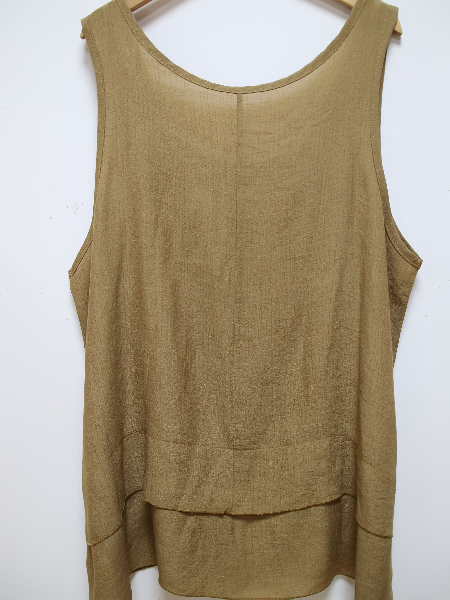 Self-pick-up Plus Size Women's Solid Colour Summer Sleeveless Shirt Casual Lightweight Tank Top  Only Self-pickup Is Supported