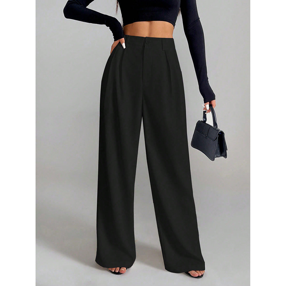 Fashion Casual Women's All-matching Straight Pants