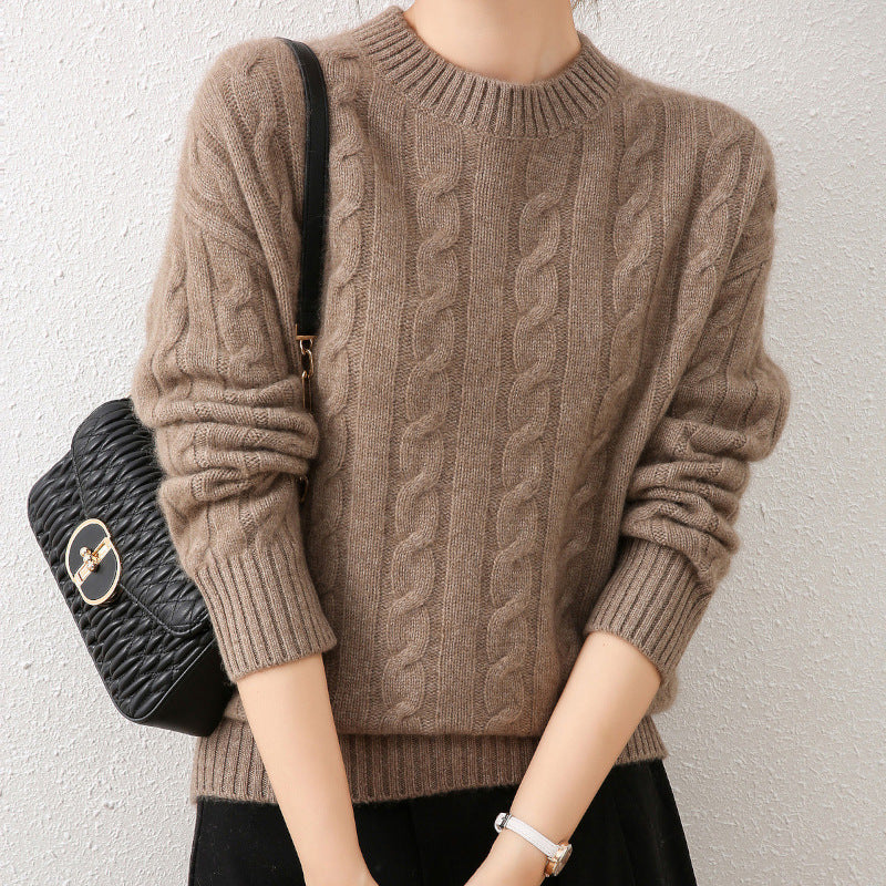 Cashmere Sweater Loose Oversized Knit Bottoming Shirt